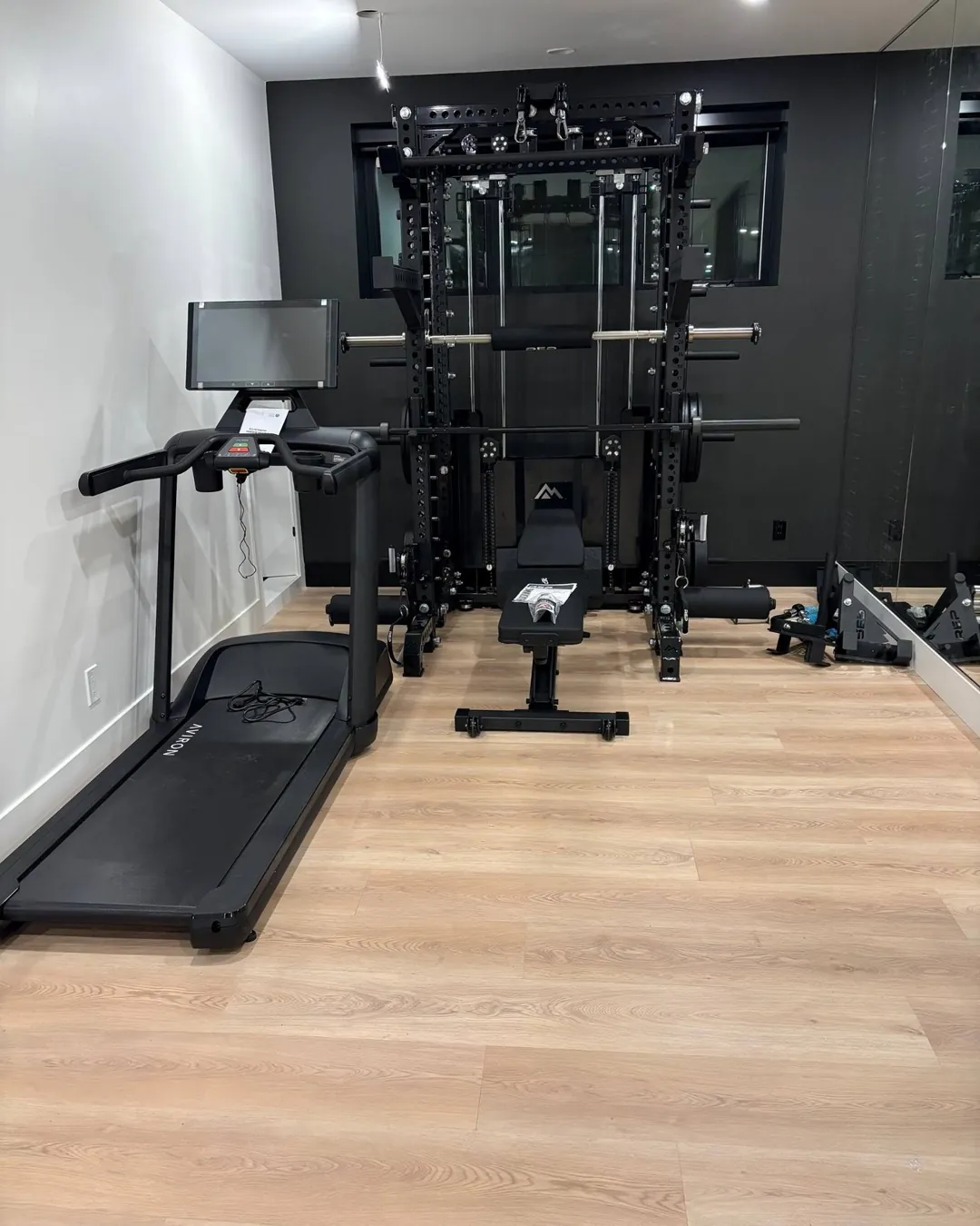Home gym after assembly